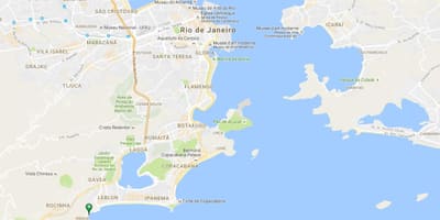 Карта на плажа Vidigal