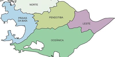 Карта на Регионите Niterói