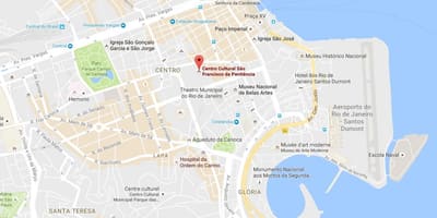 Карта на Сао Франциско де Penitencia