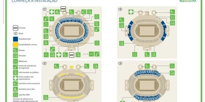Карта на стадионот olympique рио де жанеиро