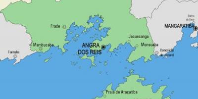 Карта на Angra дос Реис општината