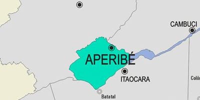 Карта на општина Aperibé