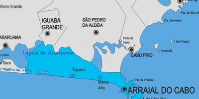 Карта на Arraial не Cabo општината