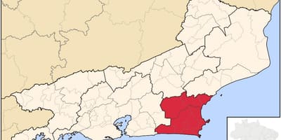 Карта на Baixadas Litorâneas