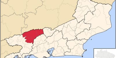 Карта на Barra не Piraí
