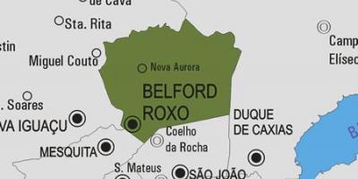 Карта на Belford Roxo општината
