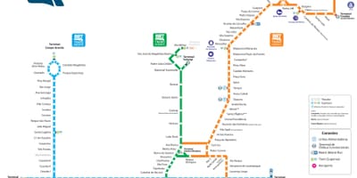 Карта на BRT Рио де Жанеиро