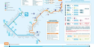 Карта на BRT TransCarioca