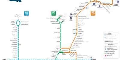 Карта на BRT Рио де Жанеиро