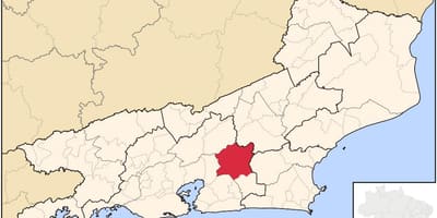 Карта на Cachoeiras де Macacu
