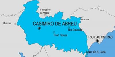 Карта на општина Carmo