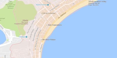 Карта на Copacabana