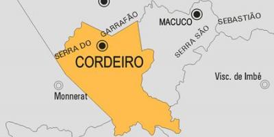 Карта на општина Cordeiro