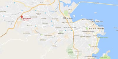 Карта на Engenhão