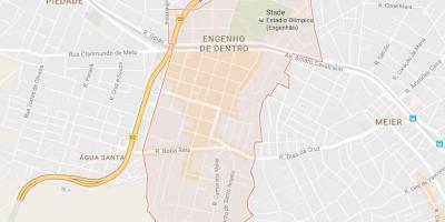 Карта на Engenho де Dentro
