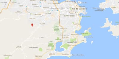 Карта на favela Morro не Borel