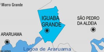 Карта на Iguaba Гранде општината