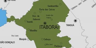 Карта на општина Itaboraí