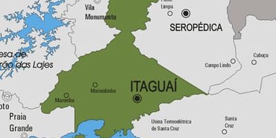 Карта на општина Itaguaí