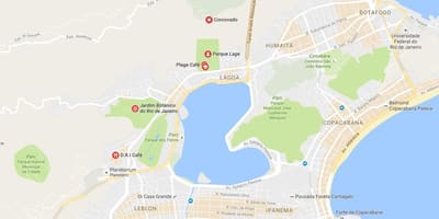 Карта на Lage парк