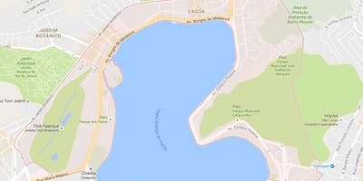Карта на Lagoa