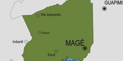 Карта на општина Magé