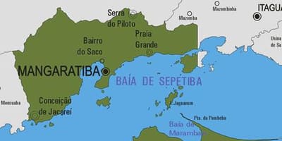 Карта на општина Mangaratiba