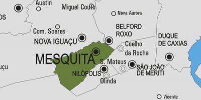 Карта на општина Mesquita
