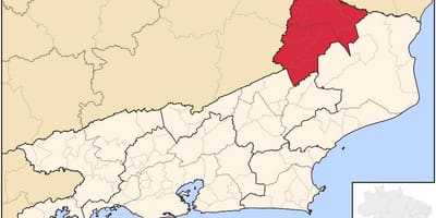Карта на Noroeste Fluminense