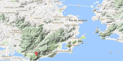 Карта на Pedra da Gávea