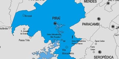 Карта на општина Piraí