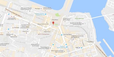Карта на Praça Mauá