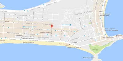 Карта на quartier геј Рио де Жанеиро