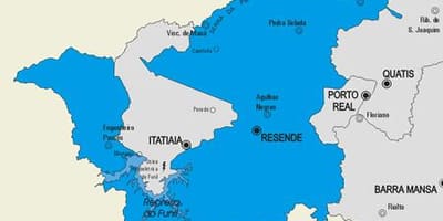 Карта на општина Resende