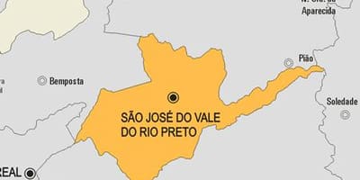 Карта на São Хозе do Vale не Рио Preto општината