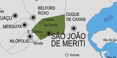 Карта на São João де Meriti општината