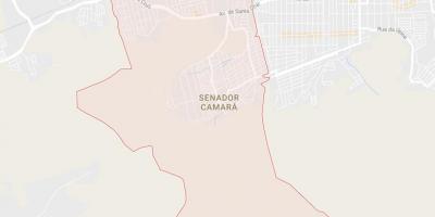 Карта на Senador Camará