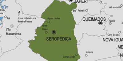 Карта на општина Seropédica