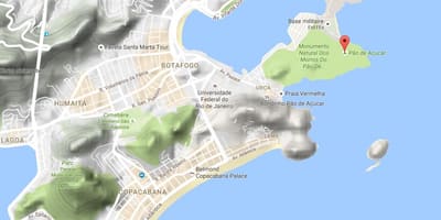 Карта на Sugarloaf Планина