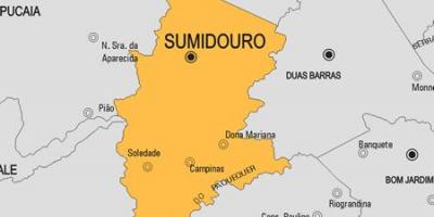 Карта на општина Sumidouro