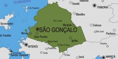 Карта на São Gonçalo општината