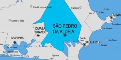 Карта на São Педро де Aldeia општината