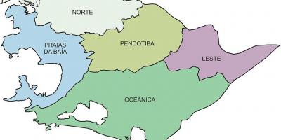 Карта на Регионите Niterói