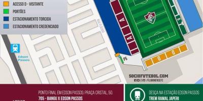 Карта на стадионот Giulite Coutinho